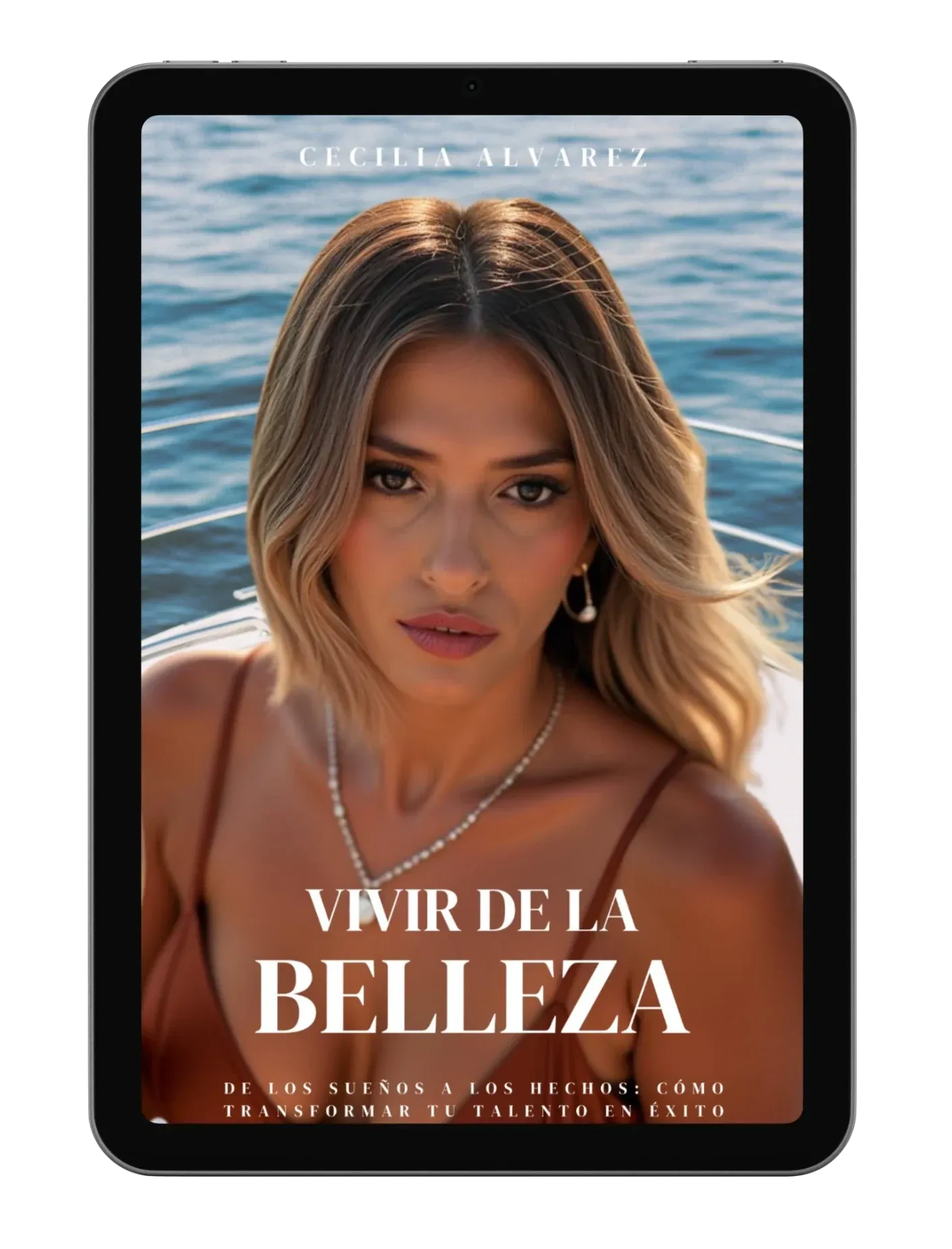 La edición digital de Vivir de la Belleza abierta en una tablet
